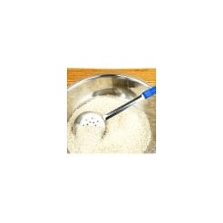 Cuchara Porcionadora Perforada Azul / 8 Oz 237 Ml