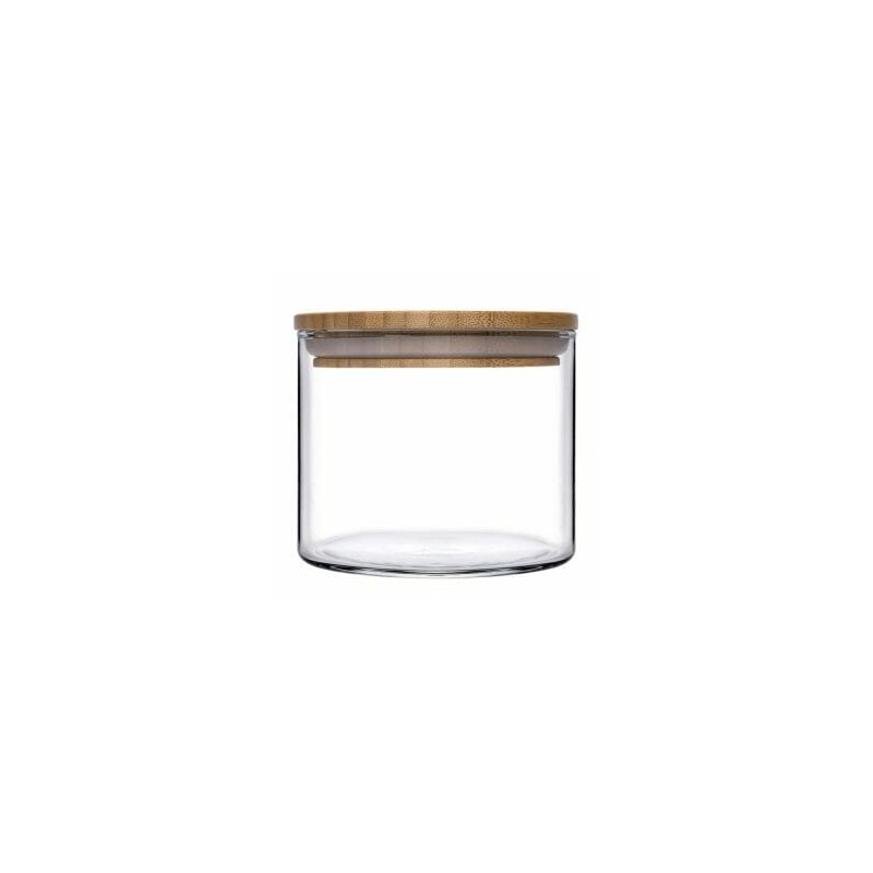 Frasco Con Tapa de Bamboo 700 ml
