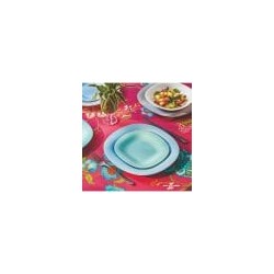 Juego De Platos Postre De Vidrio Opal Carine Luminarc