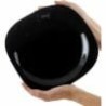 Juego de platos Vidrio Opal Trinche Carine Negro