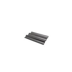 Molde Para Baguette Perforado 3 Cavidades / 38 X 24 Cm