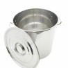 Olla de Acero Profesional con Tapa 15 lts