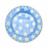 Plato Trinche De Cerámica 26 Cm Decorado Margaridas