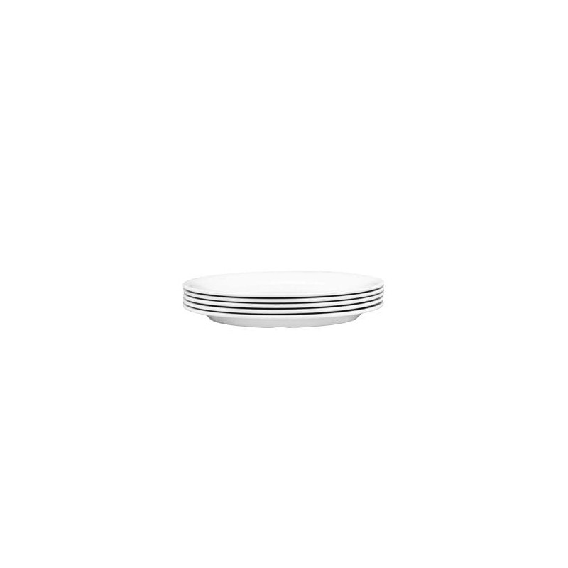 Platón Tampiqueño Ovalado Melamina Blanca 29 Cm