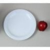 Platos Redondos 23 Cm Porcelana Blanca Para Restaurante – 12 Pzas