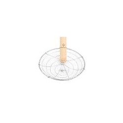 Colador Espumadera Con Mango De Bambu / 10″ Pulgadas 26 Cm