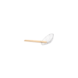 Colador Espumadera Con Mango De Bambu / 10″ Pulgadas 26 Cm
