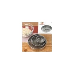 Set 3 Cernidoes Tamizador Acero Inoxidable Reposteria Cocina